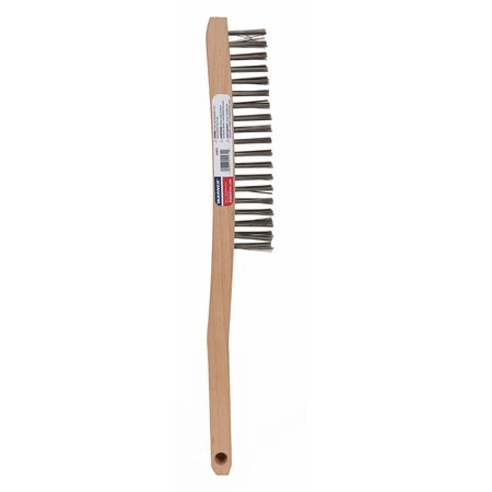 WARNER Warner 3 in. W X 13 in. L Stainless Steel Wire Brush 11471